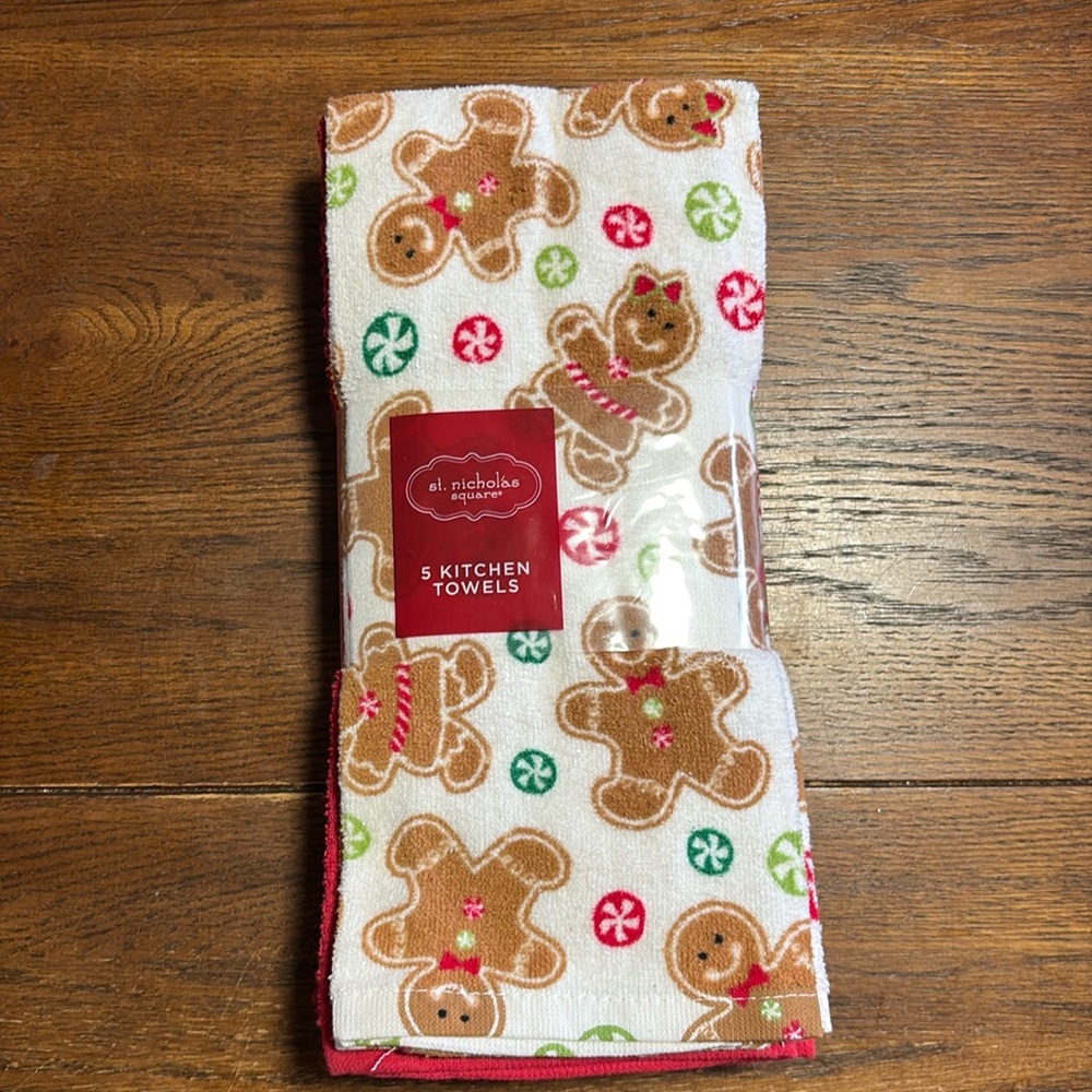 Gingerbread Man Christmas Kitchen Towel set